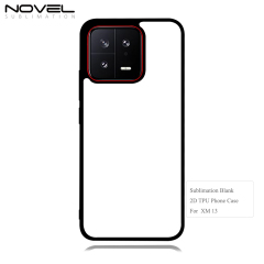 For Xiaomi 13 Sublimation 2D TPU Phone Case With Aluminum Insert For Heat Transfer Printing