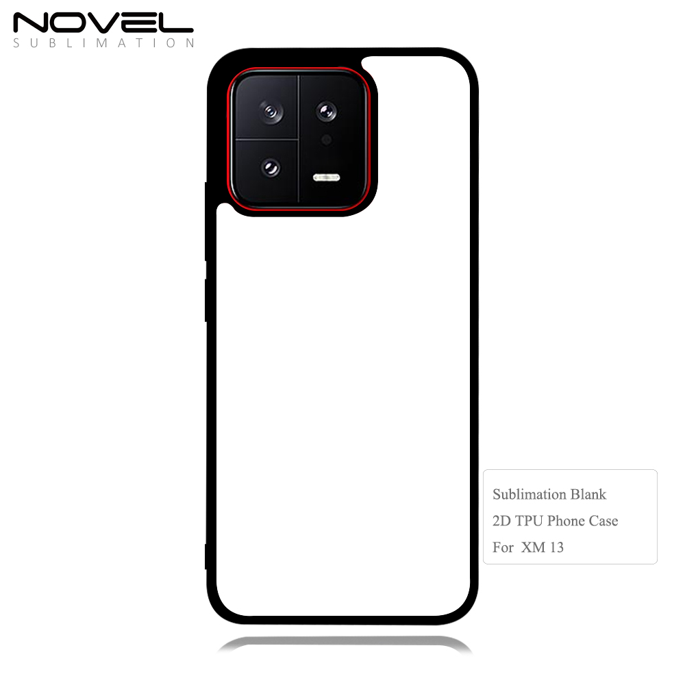 For Xiaomi 13 Pro DIY Printable Sublimation Phone Case 2D TPU Phone Shell With Aluminum Sheet