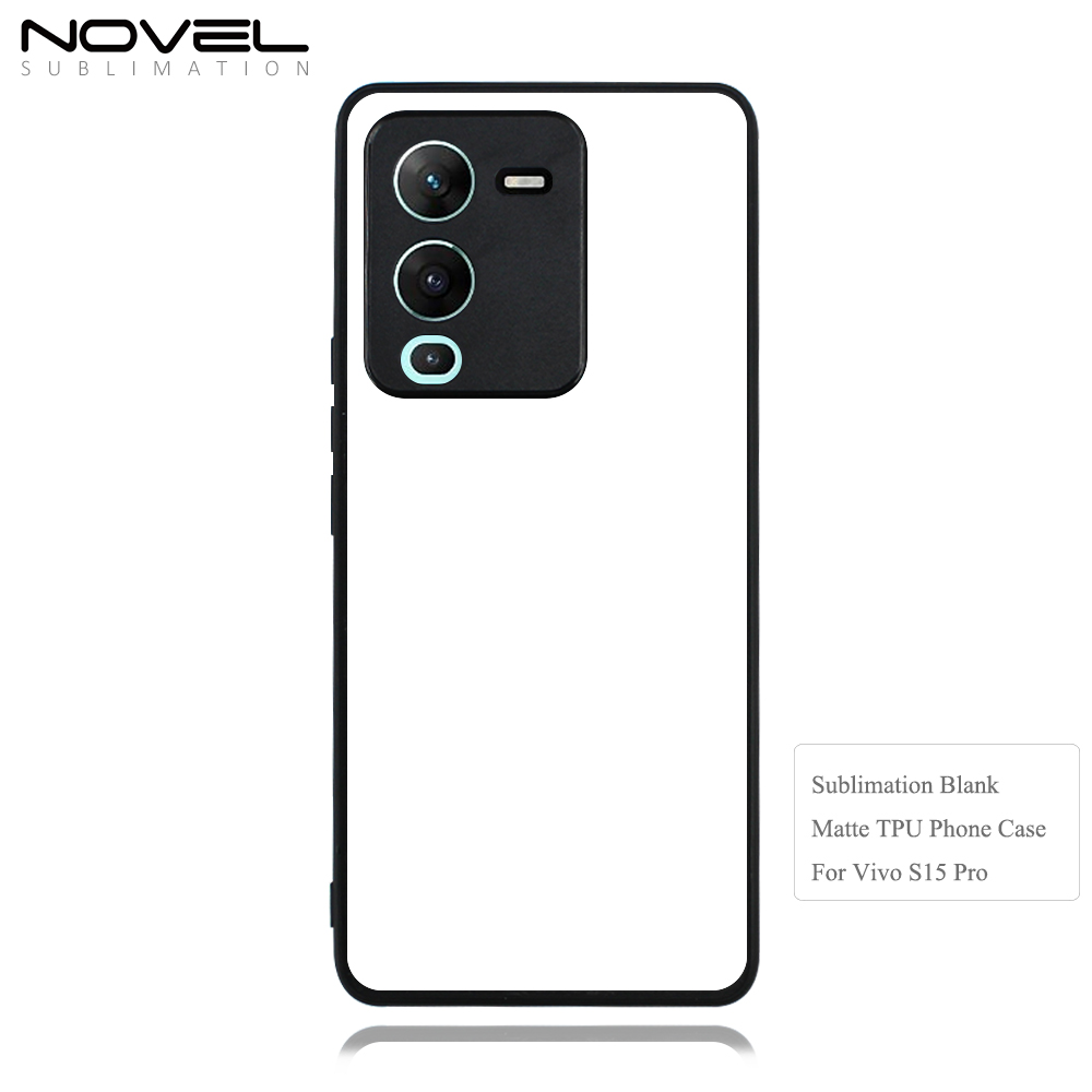 Smooth Sides!!! For Vivo S16 Pro Sublimation 2D TPU Phone Case Silicone Cover With Aluminum Sheet For Heat Transfer Printing