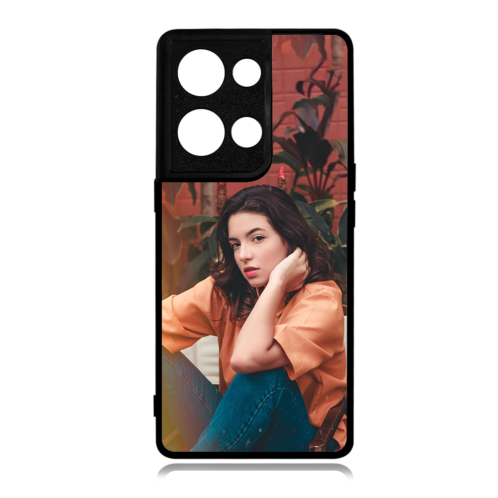 Smooth Sides!!! For OPPO Reno 7 4G,Reno 9 Pro Plus Sublimation Blank DIY Soft TPU + PC Phone Cover With Aluminum Sheet