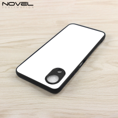 Smooth Sides!!! For Oppo A17K 2D TPU Case Cover With Aluminum Insert Sublimation DIY Silicone Cell Phone Shell