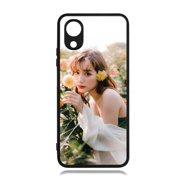 Smooth Sides!!! For Oppo A17K 2D TPU Case Cover With Aluminum Insert Sublimation DIY Silicone Cell Phone Shell