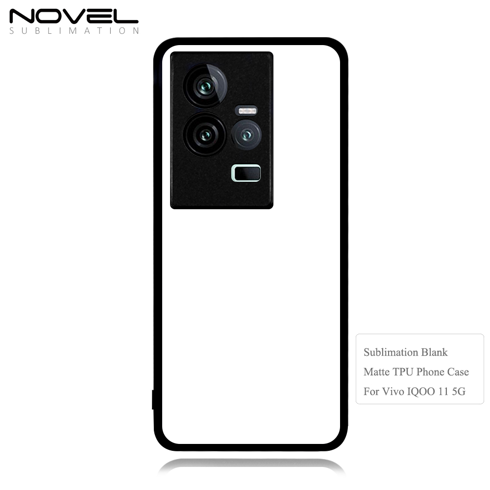 Smooth Sides!!! For Vivo IQOO 13 5G,IQOO 11 5G Custom Phone Case Soft Silicone 2D TPU+PC Phone Shell With Aluminum Insert For Submation Printing