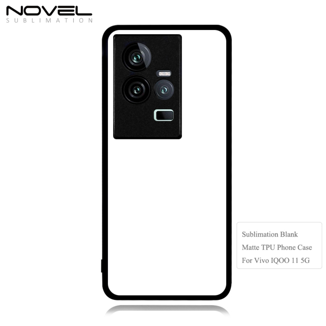 For Vivo IQOO NEO6 5G Sublimation DIY 2D TPU Phone Case Soft Silicone Phone Shell With Aluminum Insert