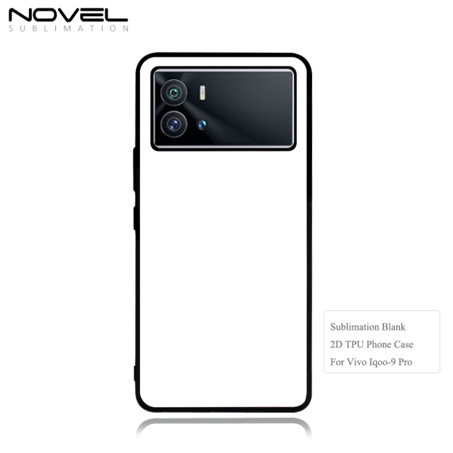 For Vivo IQOO NEO6 5G Sublimation DIY 2D TPU Phone Case Soft Silicone Phone Shell With Aluminum Insert