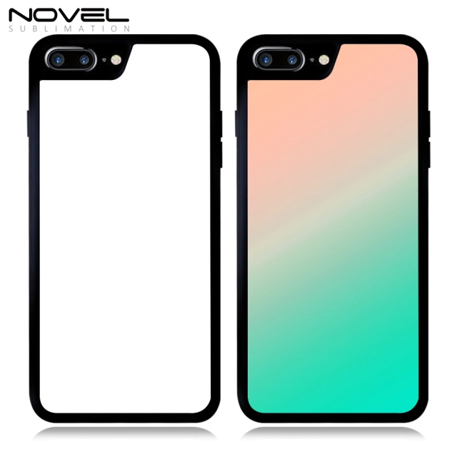 For iPhone 7/8 Plus Sublimation Blank 2D TPU Rubber Phone Case