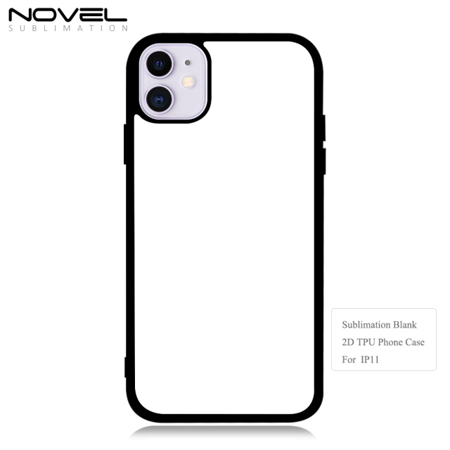 Custom Blank 2D Rubber Phone Case Cover For New iPhone 11 6.1"