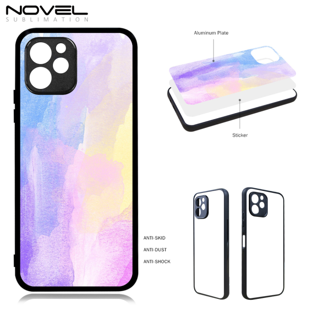 Smooth Sides!!! For Huawei Nova Nova Y61 / Enjoy 50Z Sublimation Blank Rubber 2D TPU PC Phone Case Cover