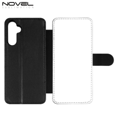 Sublimation Wallet Phone Case for Samsung A54/A34 5G Kickstand Card Holder Slot Magnetic Flip PU Leather Shockproof Case support customization