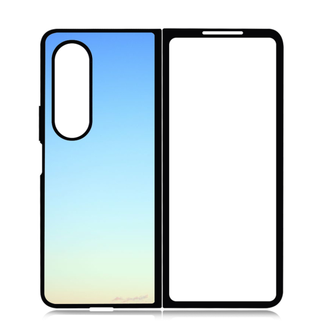 New Arrival Sublimation blank 2D TPU Phone Case for Samsung Galaxy Z Fold 3/ Galaxy Z Fold 4 DIY Shell With Aluminum Insert