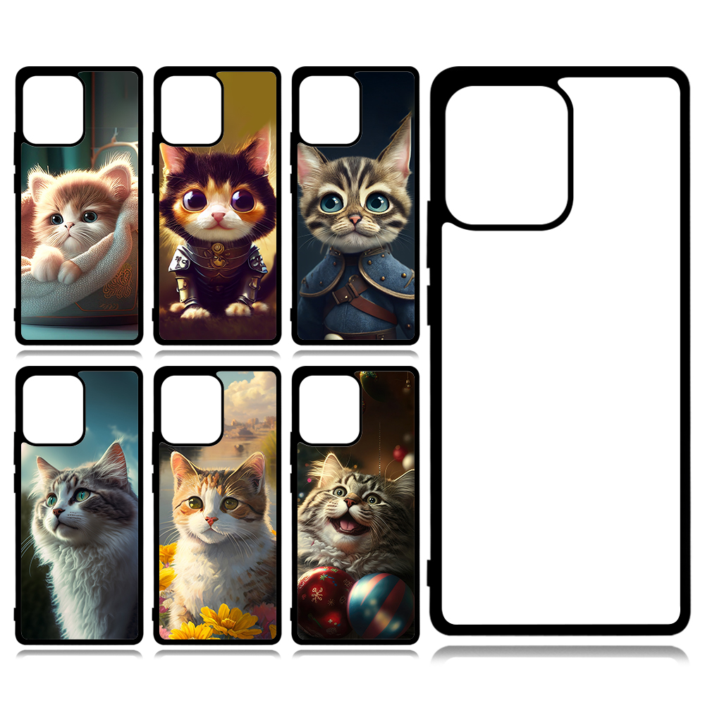 New Arrival Sublimation blank 2D TPU Phone Case for Moto Edge Plus 2023 DIY Shell With Aluminum Sheet