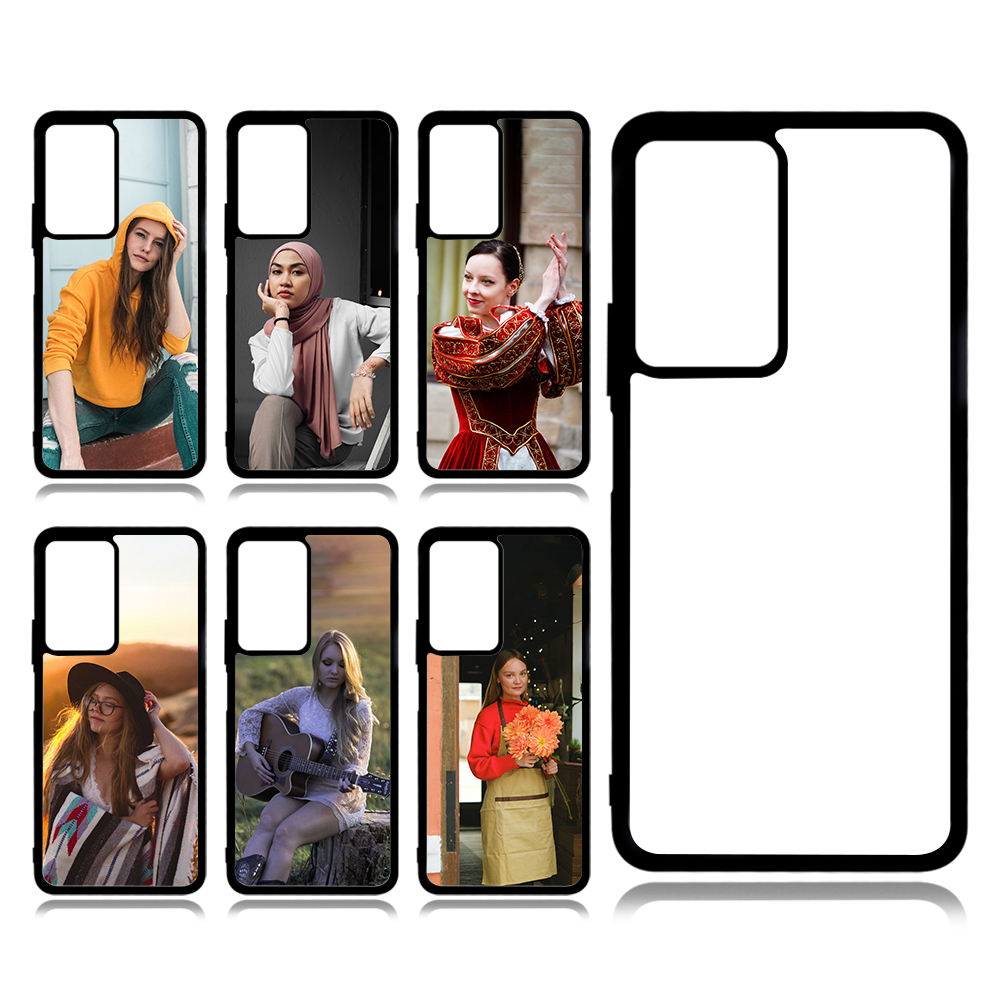 Sublimation Blank 2D TPU Phone Case for Redmi K80,K70,K70E,K60 Series DIY Shell With Aluminum Sheet