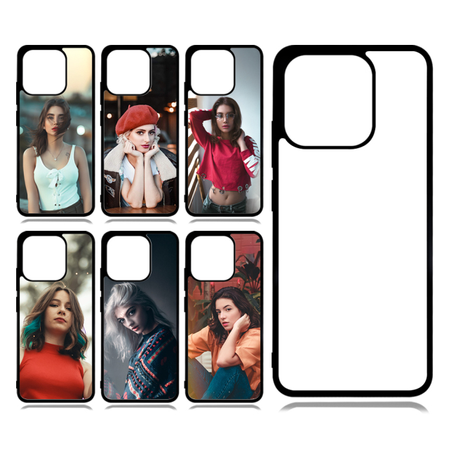 New Arrival Sublimation blank 2D TPU Phone Case for Redmi 12C/11A DIY Shell With Aluminum Sheet