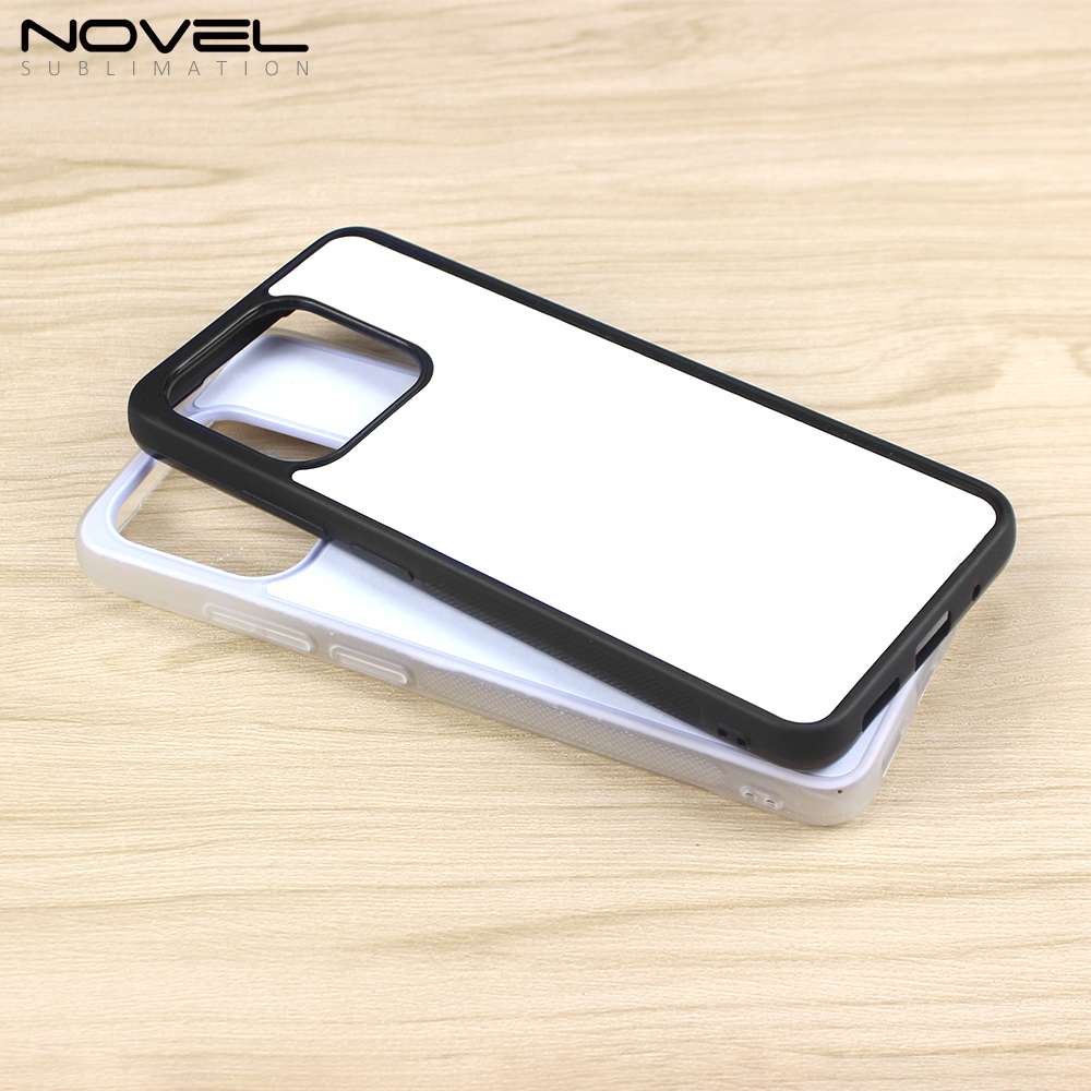 New Arrival Sublimation blank 2D TPU Phone Case for Redmi 12C/11A DIY Shell With Aluminum Sheet