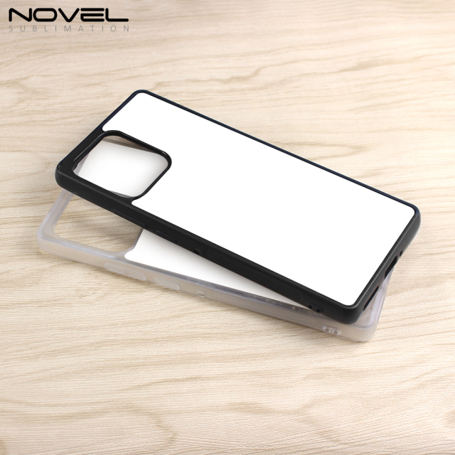 New Arrival Sublimation blank 2D TPU Phone Case for Moto Edge Plus 2023 DIY Shell With Aluminum Sheet