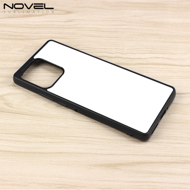 New Arrival Sublimation blank 2D TPU Phone Case for Moto Edge Plus 2023 DIY Shell With Aluminum Sheet