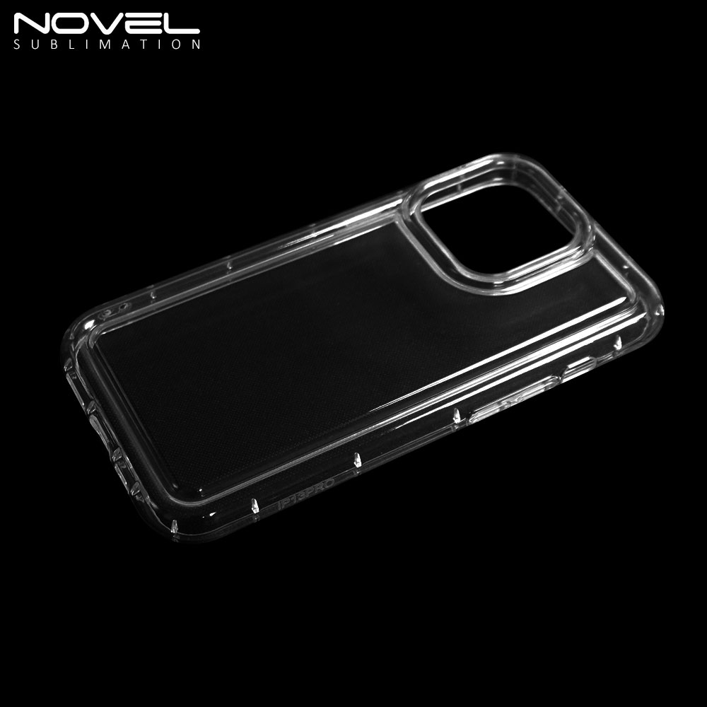 New Arrival Sublimation UV Printing Blank TPU Transparent Phone Case for iPhone 13 Pro DIY Shell