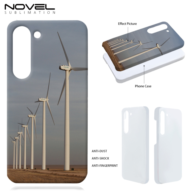 New Arrival Sublimation 3D PC Phone Case for Samsung S23 Series Support Customization