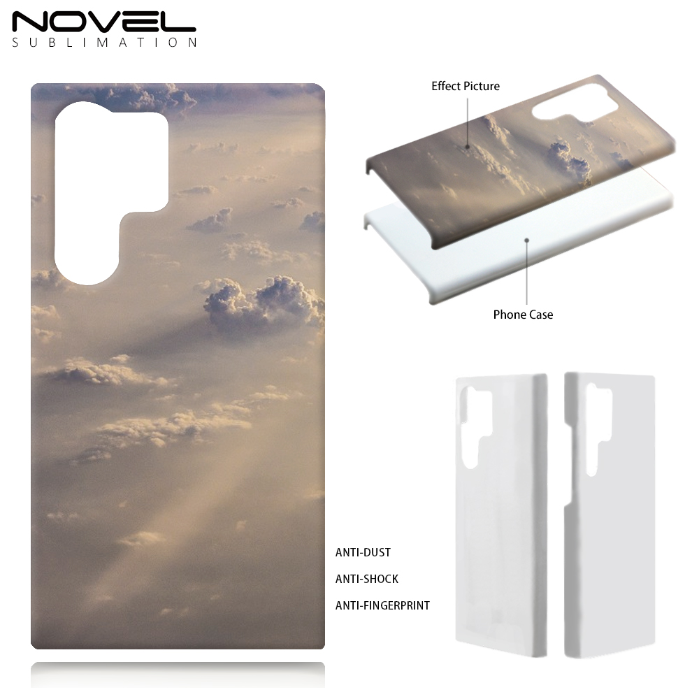 New Arrival Sublimation 3D PC Phone Case for Samsung S23 Series Support Customization