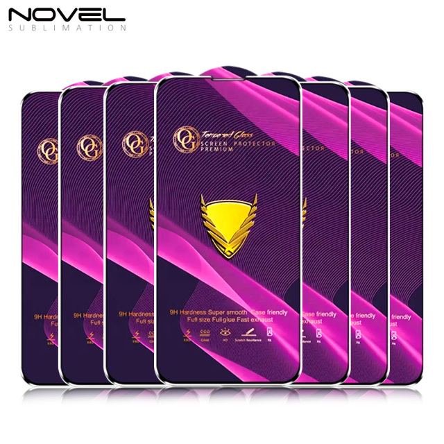 New Arrival Golden Armor Explosion Proof Diamond Productive Film For iPhone Series