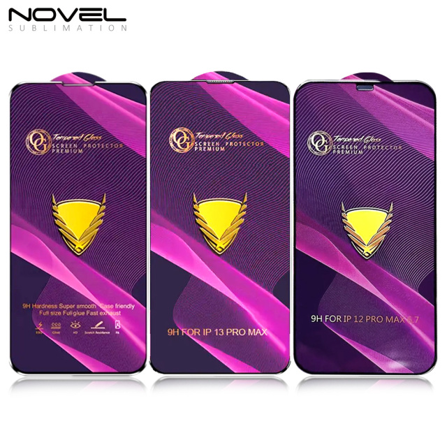 New Arrival Golden Armor Explosion Proof Diamond Productive Film For iPhone Series