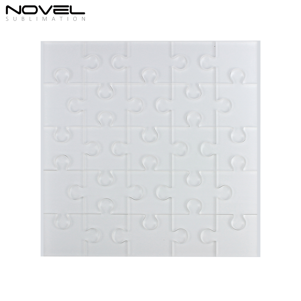 Sublimation Blank Acrylic Puzzle Jigsaw- Retangle/ Heart/ Square