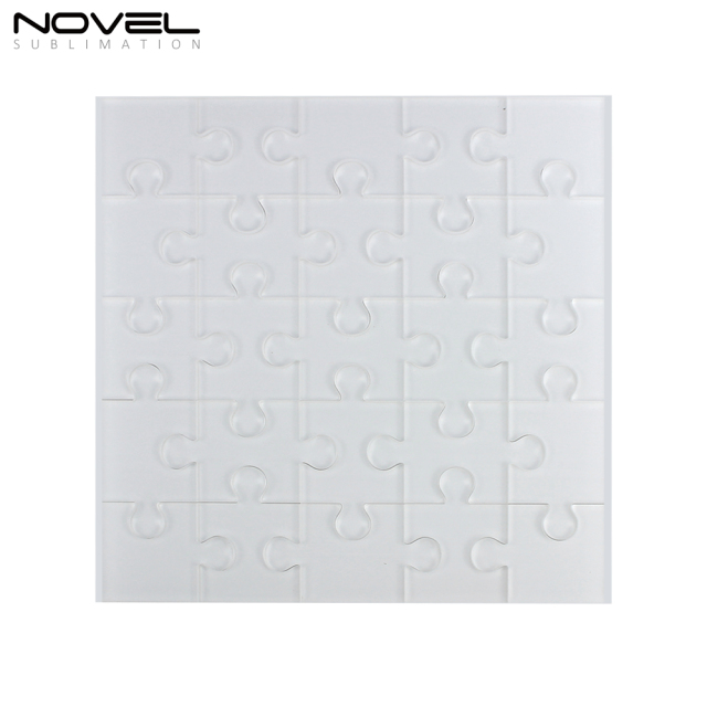 New Arrival Sublimation Blank Acrylic Puzzle Jigsaw- Retangle/ Heart/ Square