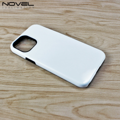 New Arrival 2in1 3D Coating case Sublimation cover customized DIY Cell Phone case for iPhone series