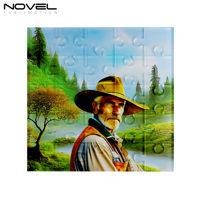 New Arrival Sublimation Blank Acrylic Puzzle Jigsaw- Retangle/ Heart/ Square