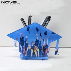 New Arrival Sublimation Acrylic Photo Printing Lantern with LED Candle and Chain