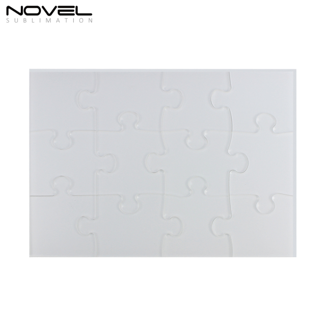 New Arrival Sublimation Blank Acrylic Puzzle Jigsaw- Retangle/ Heart/ Square