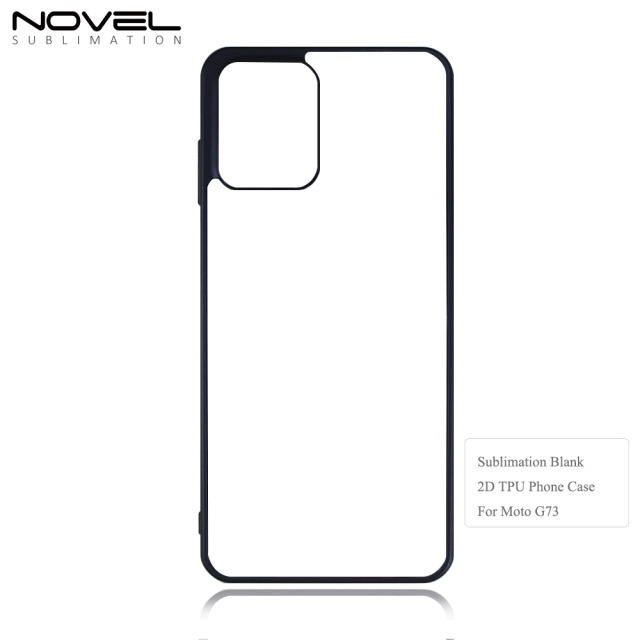 New Arrival Sublimation blank TPU Phone Case for Moto G73 DIY Shell With Aluminum Sheet