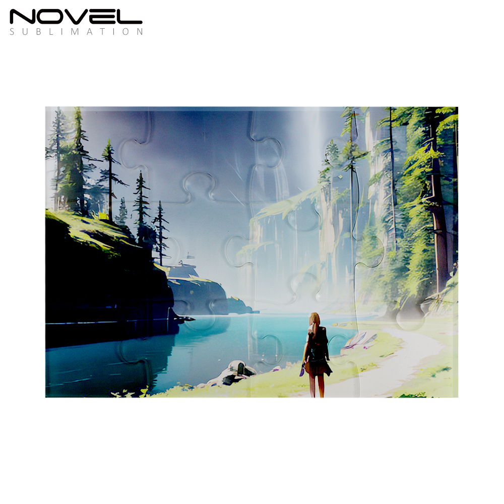 Sublimation Blank Acrylic Puzzle Jigsaw- Retangle/ Heart/ Square