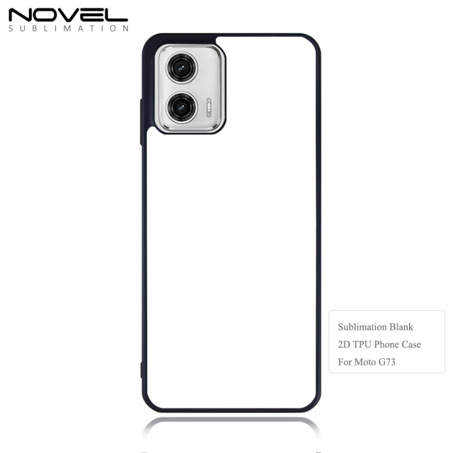 New Arrival Sublimation blank TPU Phone Case for Moto G73 DIY Shell With Aluminum Sheet