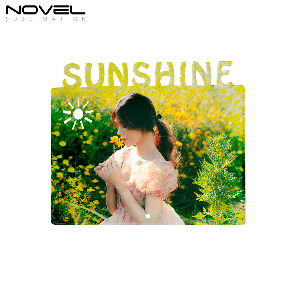 Sublimation Acrylic Blank Photo Frames with 9 shapes Desktop Display Designed for Valuable Pictures