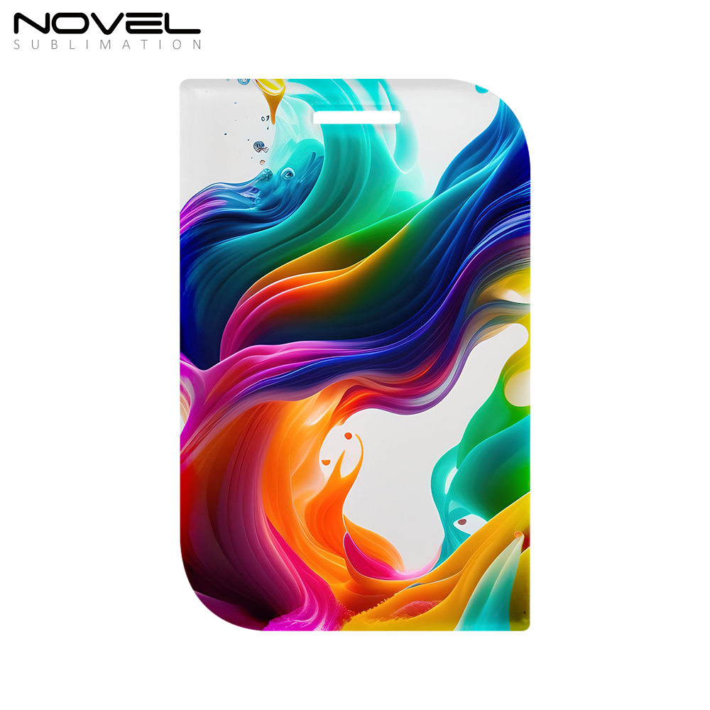 Sublimation Blank Acrylic Luggage Tags/Reserved Seating Tags/Wedding Place Cards with 13 Shapes Matching Leather Belt