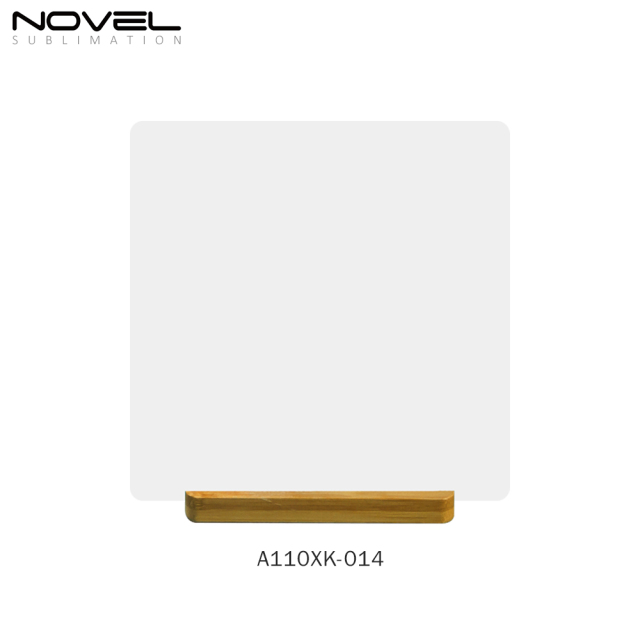 New Arrival 9 Styles Bamboo Crafts Sublimation Blanks Aluminum Photo Frame