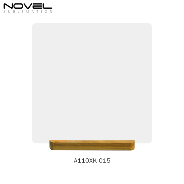 New Arrival 9 Styles Bamboo Crafts Sublimation Blanks Aluminum Photo Frame