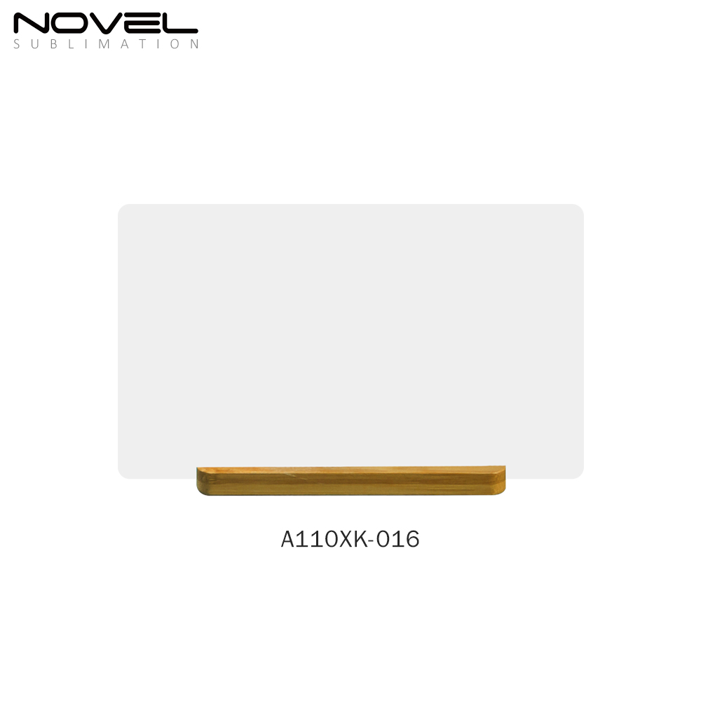 Sublimation Blank Aluminum Photo Frame 9 Sizes Bamboo Crafts