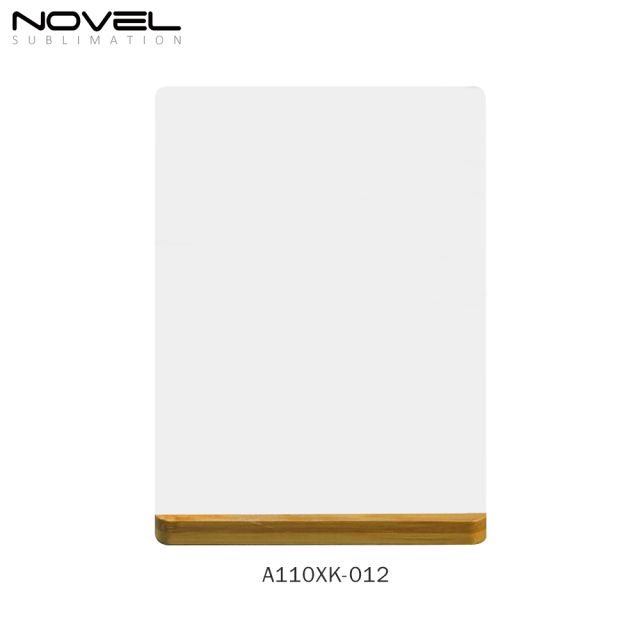 New Arrival 9 Styles Bamboo Crafts Sublimation Blanks Aluminum Photo Frame
