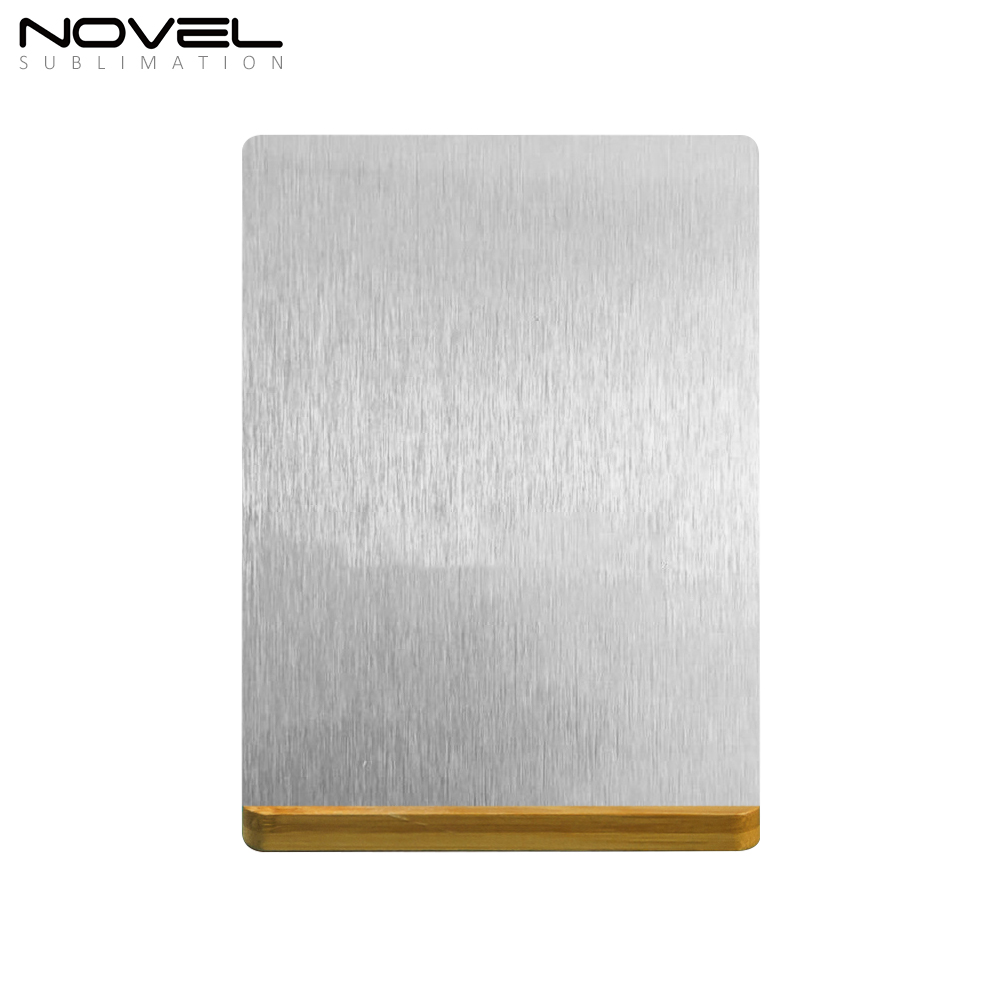 Sublimation Blank Aluminum Photo Frame 9 Sizes Bamboo Crafts