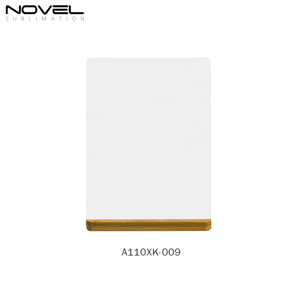 Sublimation Blank Aluminum Photo Frame 9 Sizes Bamboo Crafts