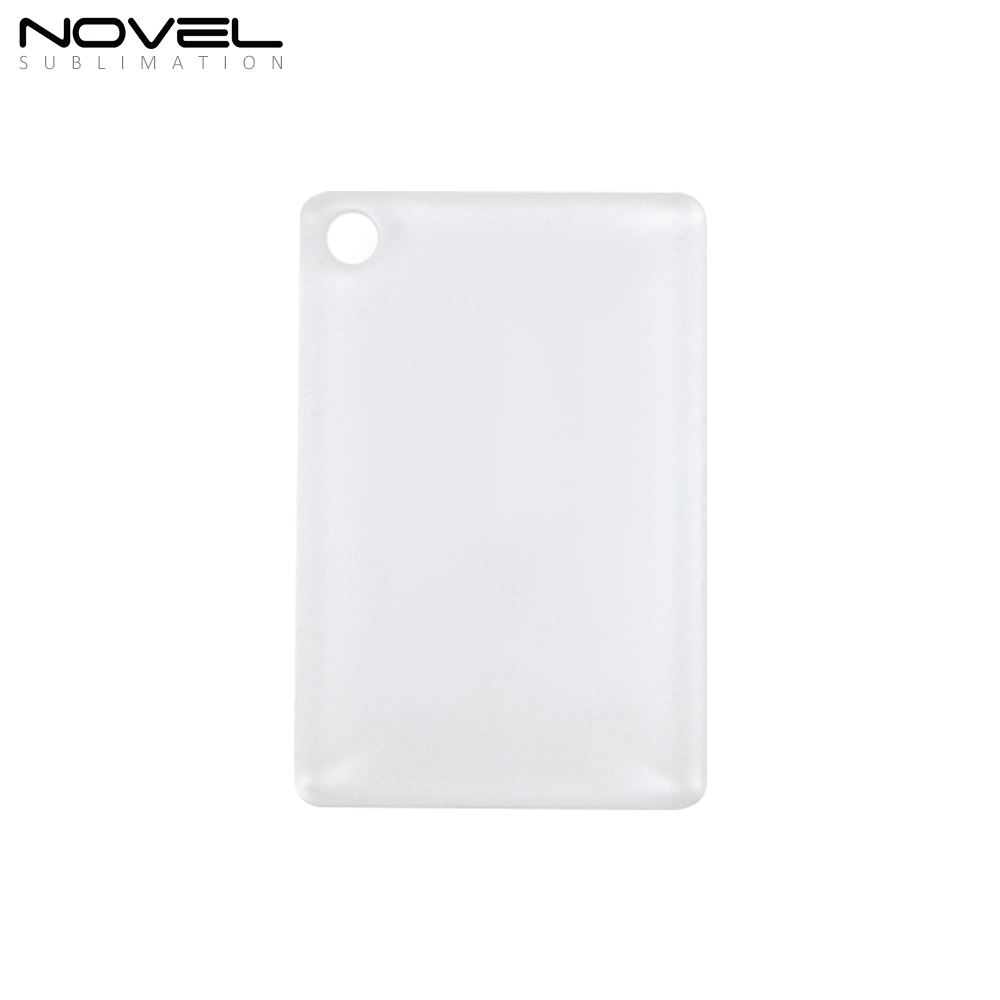 Sublimation Transparent Acrylic Single Sided Print Keyring DIY Keychain