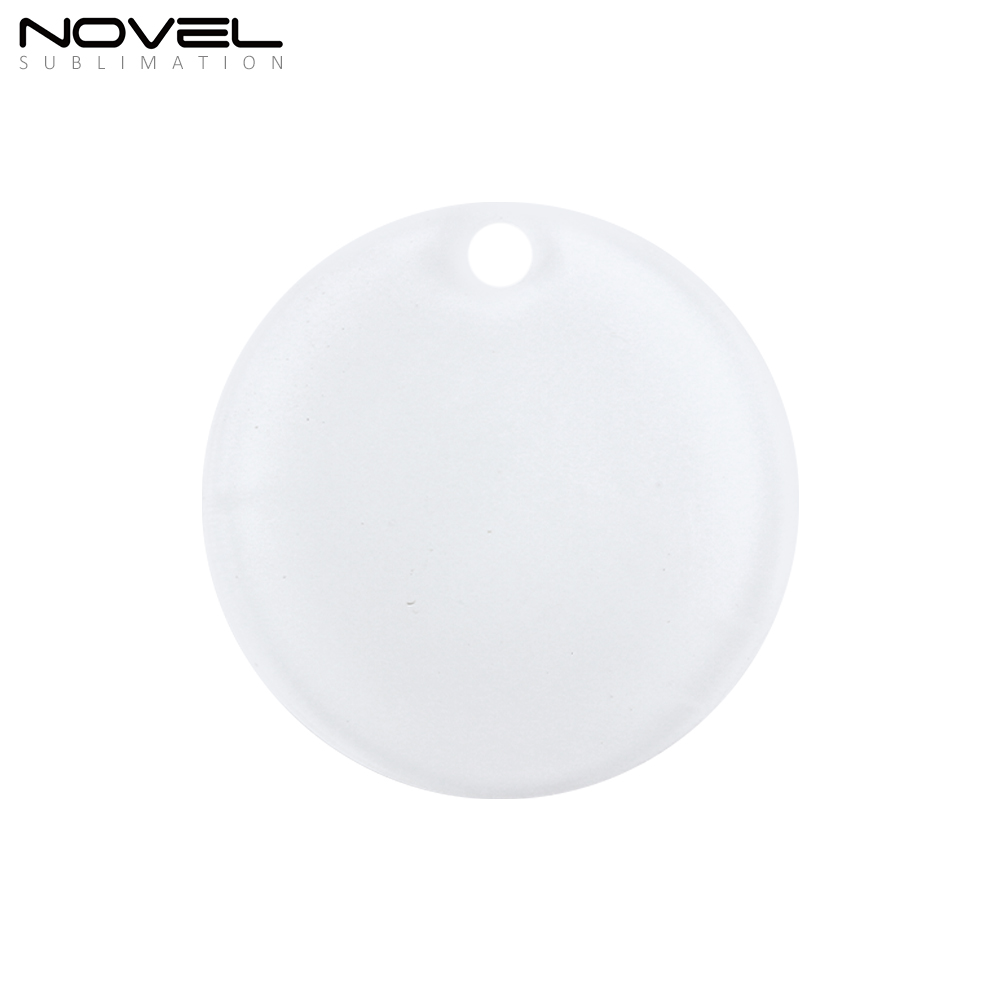 Sublimation Transparent Acrylic Single Sided Print Keyring DIY Keychain