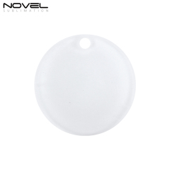 New Arrival Sublimation Transparent Acrylic Single Sided Print Keyring DIY Keychain