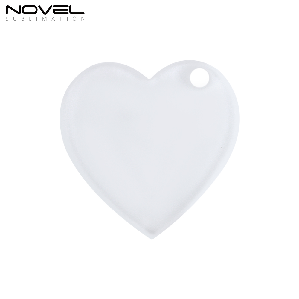 Sublimation Transparent Acrylic Single Sided Print Keyring DIY Keychain