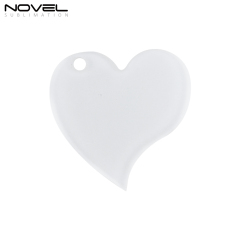 New Arrival Sublimation Transparent Acrylic Single Sided Print Keyring DIY Keychain