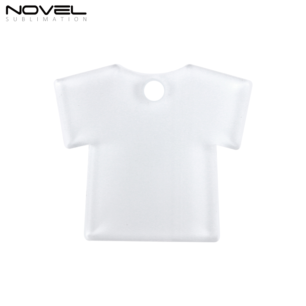 Sublimation Transparent Acrylic Single Sided Print Keyring DIY Keychain