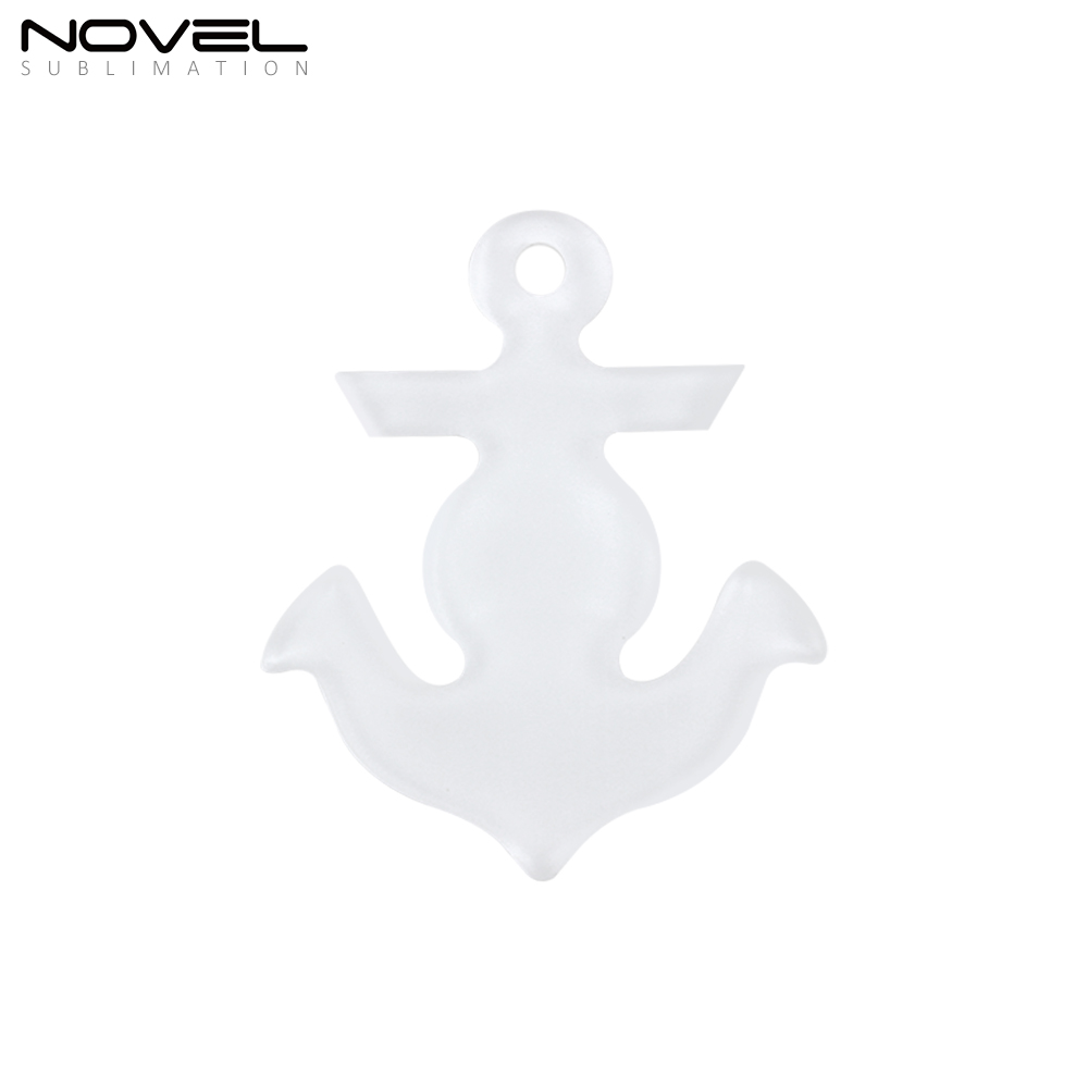 Sublimation Transparent Acrylic Single Sided Print Keyring DIY Keychain