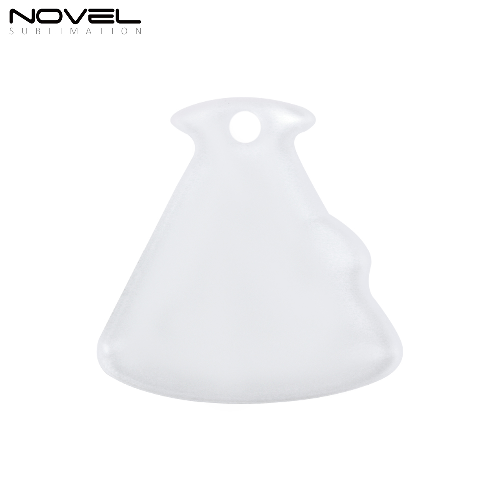 Sublimation Transparent Acrylic Single Sided Print Keyring DIY Keychain